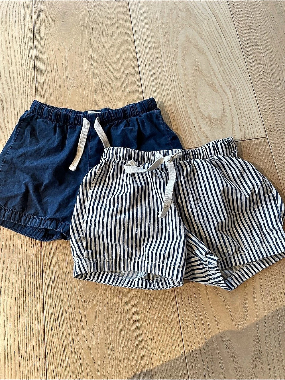 Kids Blue & White Striped Swim Shorts H&M